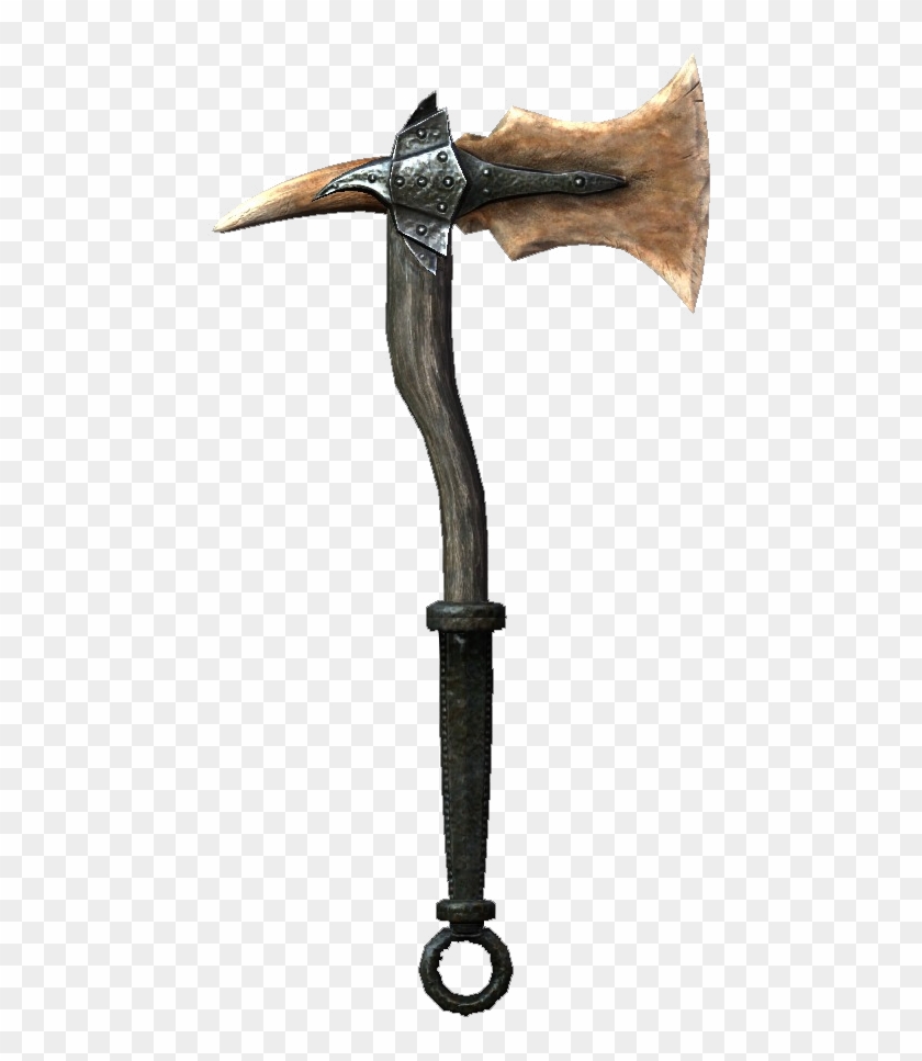 Drawn Axe Skyrim One Handed - Skyrim Axe Clipart