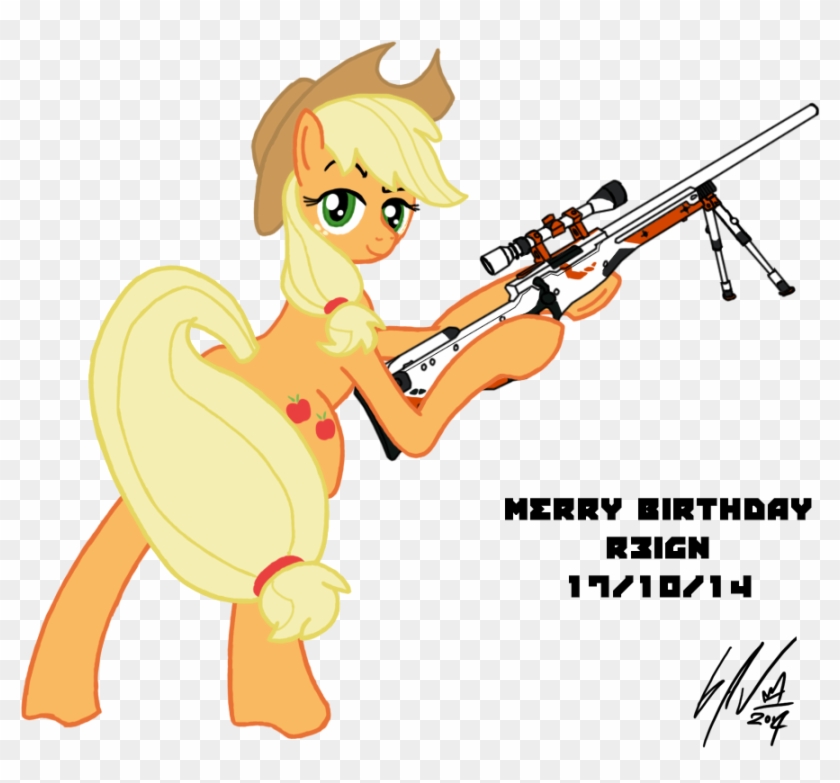 Bubsakavermin, Awp, Counter-strike, Happy Birthday, - Happy Birthday With Gun Cartoon Clipart #235586