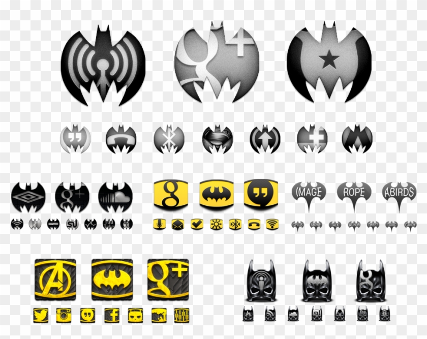 Definite Batman Icon Collection Clipart