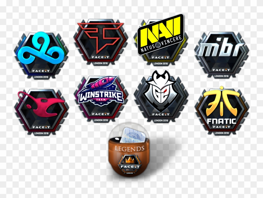 Go Stickers For Faceit Major Legends Teams - Liquid Faceit Major Sticker Clipart #236401