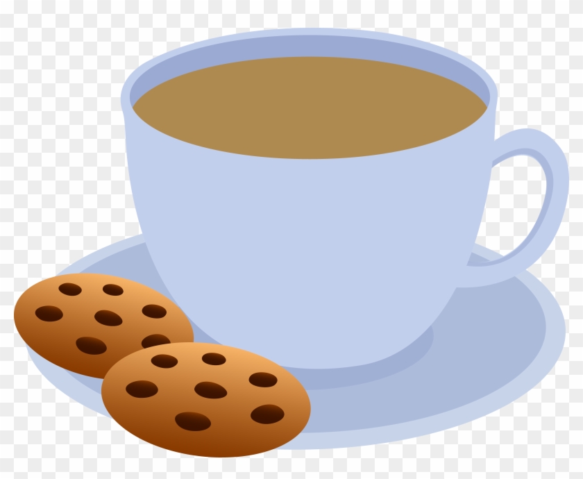 Coffee Cup Clip Art - Tea And Biscuits Clipart - Png Download #236571