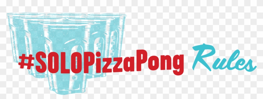 Solo® Presents Pizza Pong A New Game To Entertain Party - Graphic Design Clipart #236750