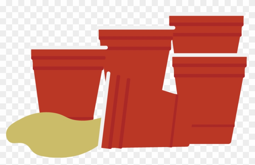 Spilling Cup Of Alcohol Clipart