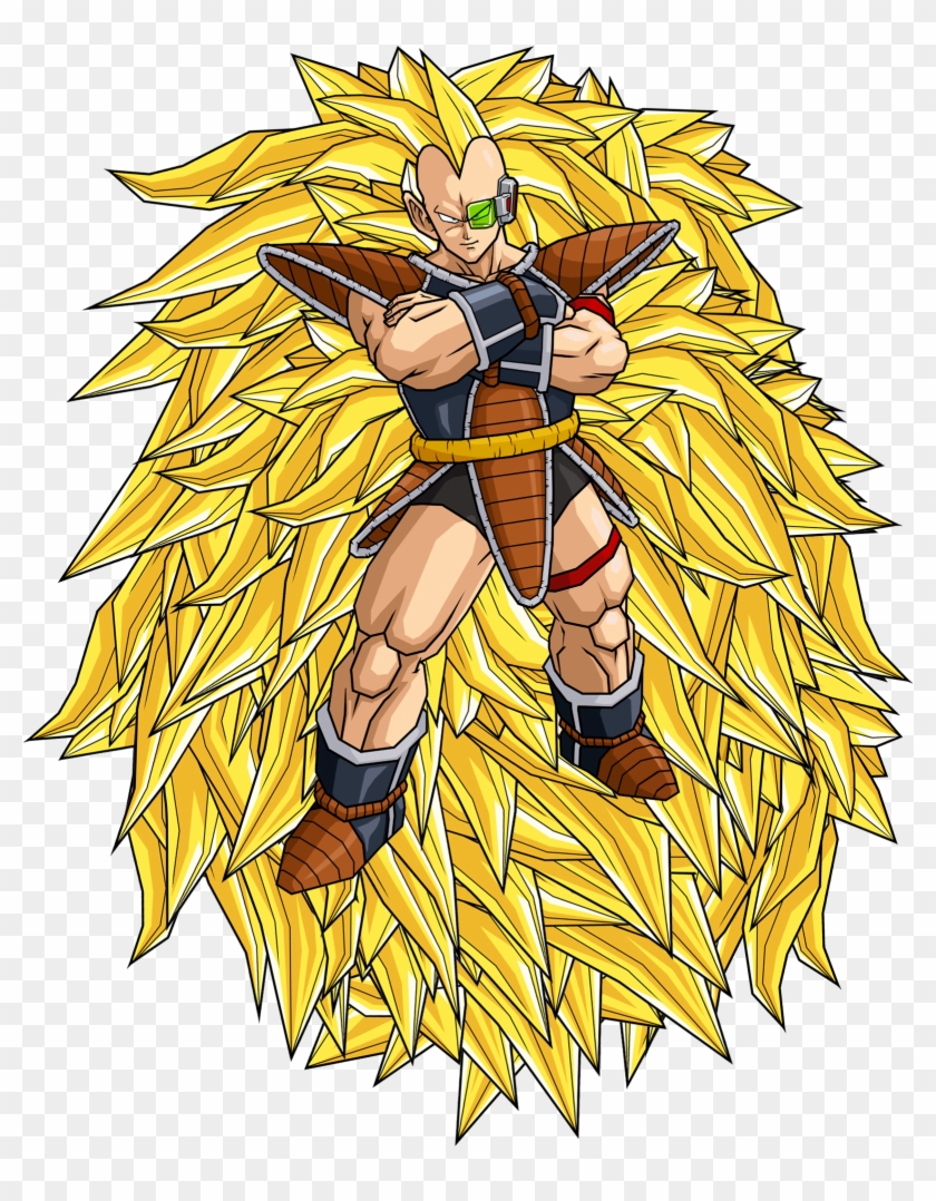 Dragon Ball Clipart Super Saiyan - Imagens Do Raditz Ssj3 - Png Download