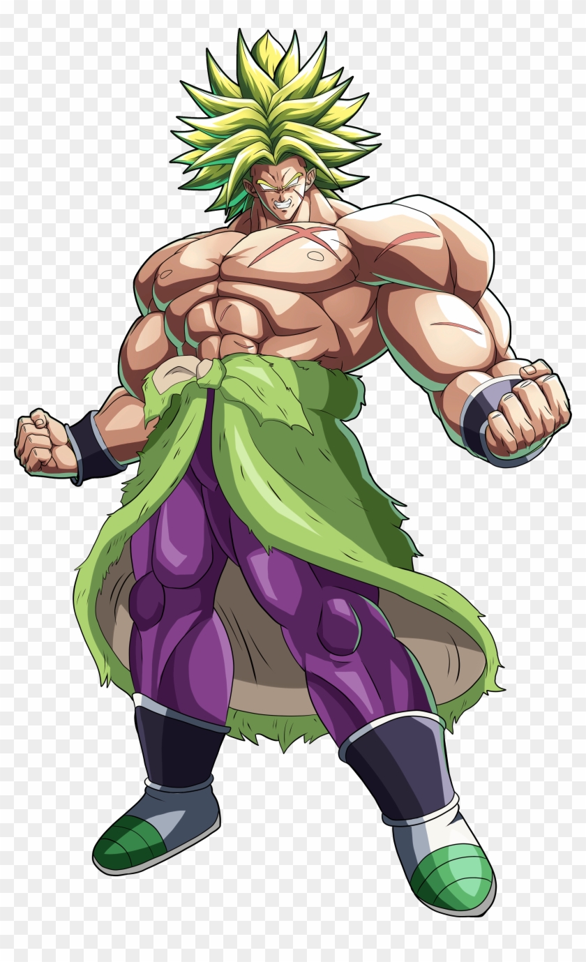 Fanartmade A Dbs Edit For Brolys Fighterz Render Hd Png - broly ssj roblox