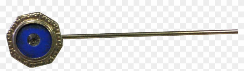 Royal Blue Vintage Fashion Pin With Octagon Shape - Rifle Clipart #237297