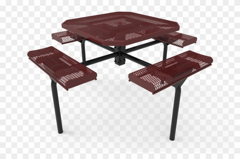 46in Octagon Rolled Nexus Table - Table Clipart
