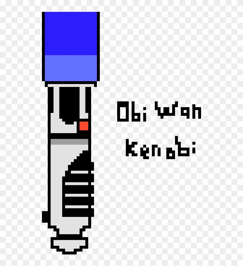 Obi Wan Kenobi's Lightsaber Clipart #237493