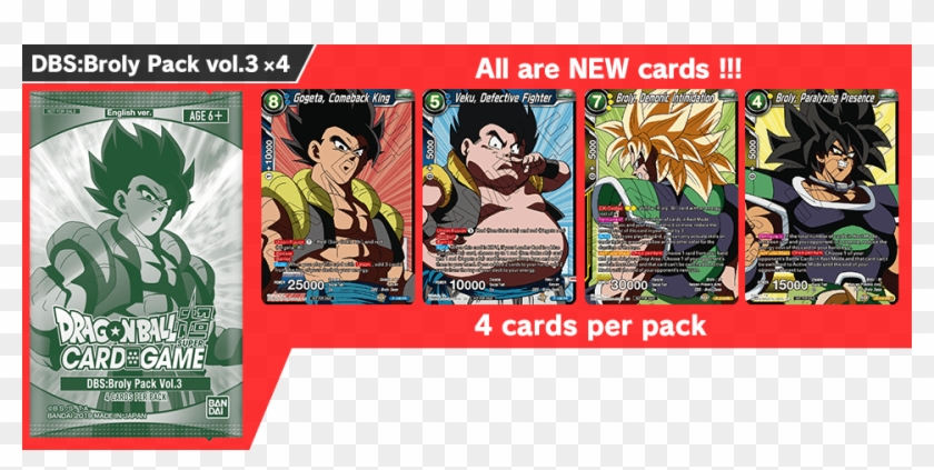 Broly Pack Vol - Dragon Ball Super Movie Broly Promo Clipart