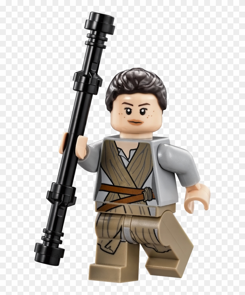 Star Wars Rey Png - Star Wars Lego Figures Rey Clipart