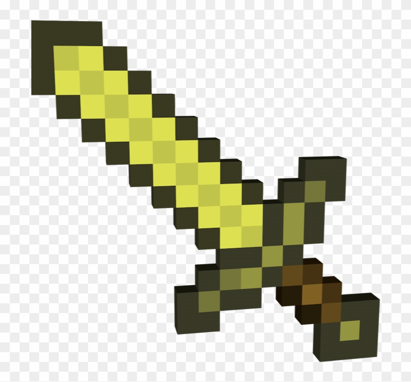 Minecraft Diamond Sword Clipart