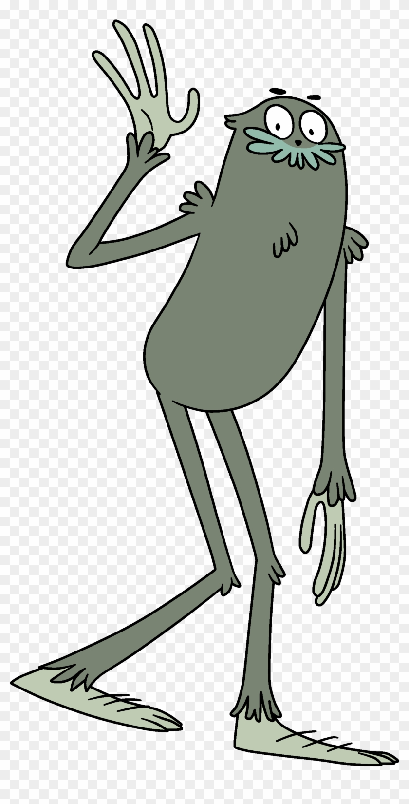 Download Bigfoot Charlie Waving - We Bare Bears Viral Video Dvd Clipart