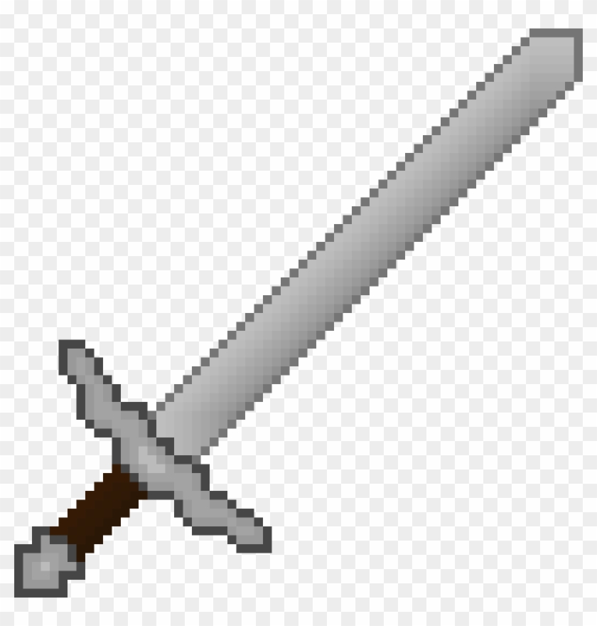 Iron Sword Minecraft Texture Clipart (#238577) - PikPng