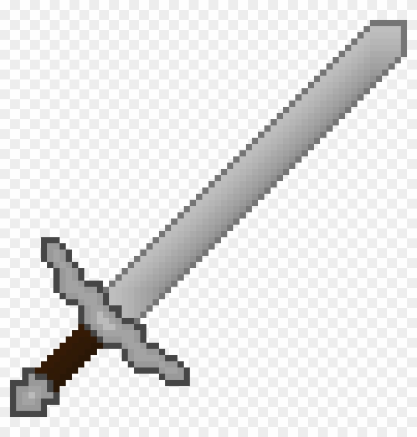 Iron Sword Minecraft Texture Clipart