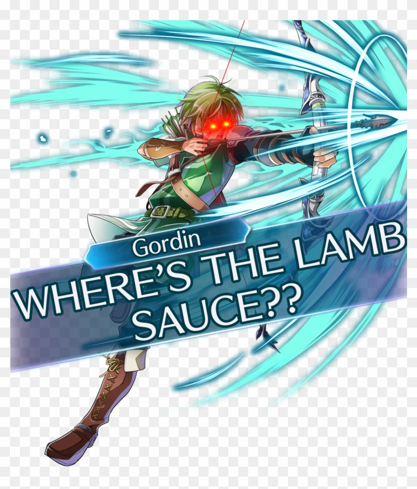 Im Not Sure If This Has Been Done But Gordin With Glowing - Anime Archer Face Clipart #238599