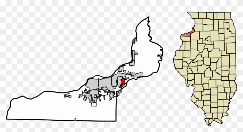 Rock Island County Illinois Incorporated And Unincorporated - County Illinois Clipart #238622