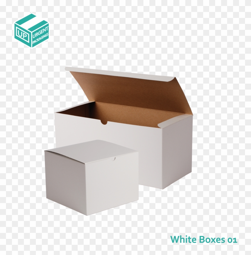 Custom Printed White Boxes - Box Clipart