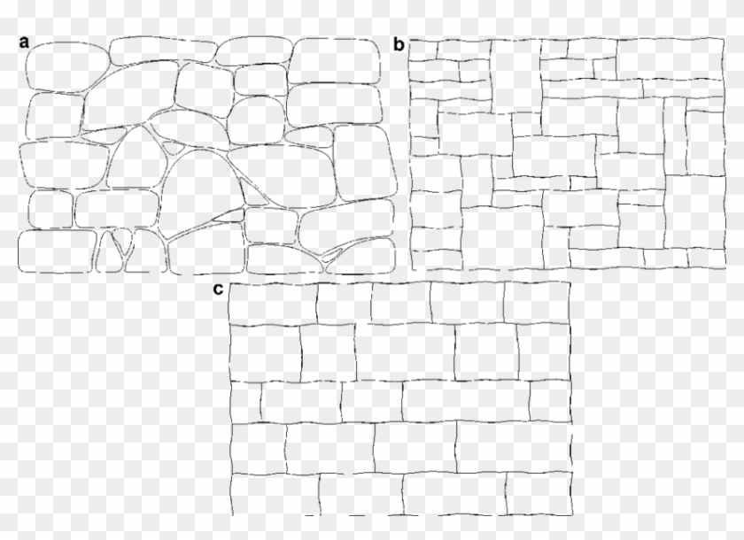 Different Kinds Of Stone Masonry - Rubble Masonry And Ashlar Masonry Clipart