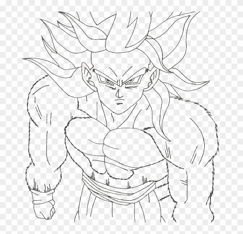 Goku Coloring Pages Super Saiyan - Dragon Ball Super Spalvinti Clipart