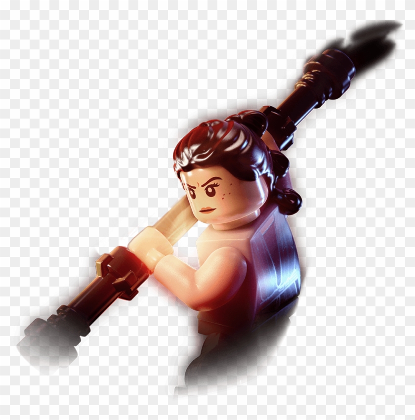 See More - Lego Starwars Rey Png Clipart