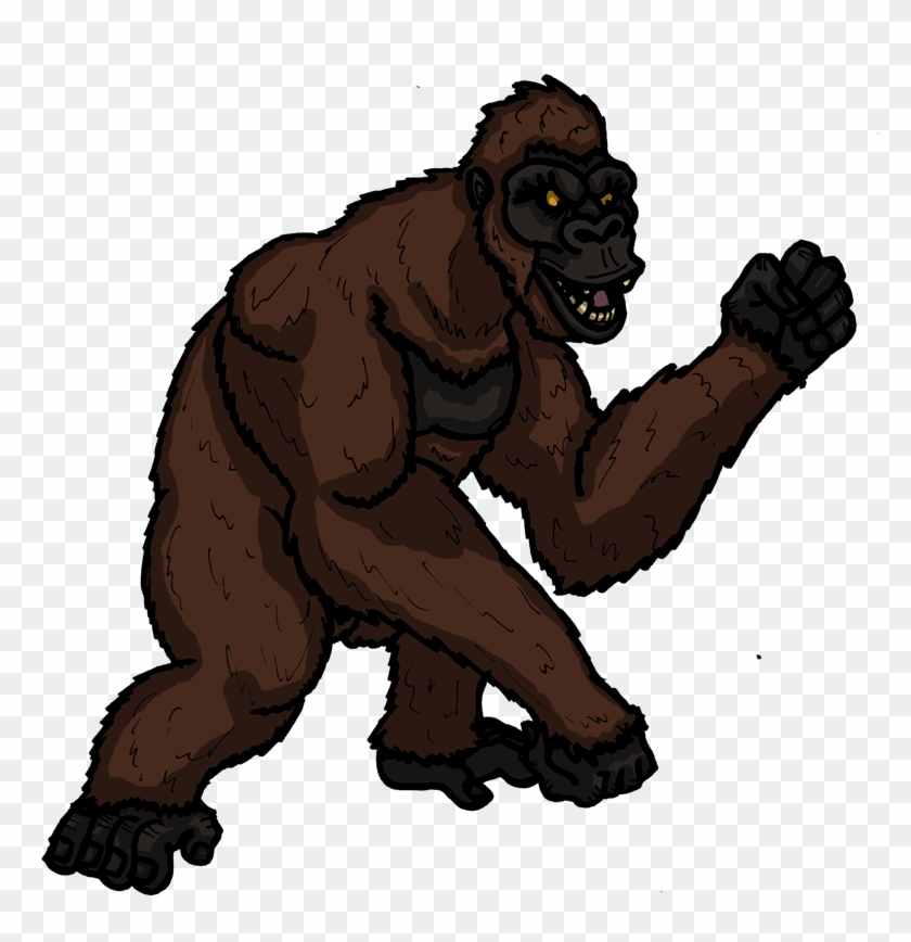 King Kong - King Kong Cartoon Png Clipart #239079