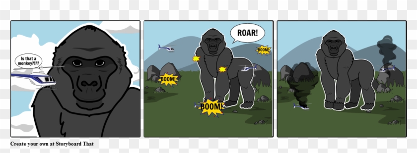 King Kong Ii - Cartoon Clipart