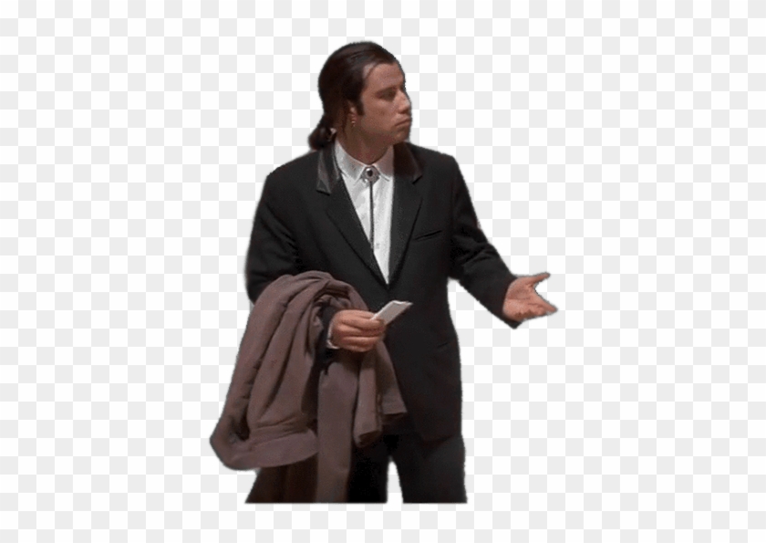 Confused Travolta Pulp Fiction Side - John Travolta Gif Animados Clipart #239682