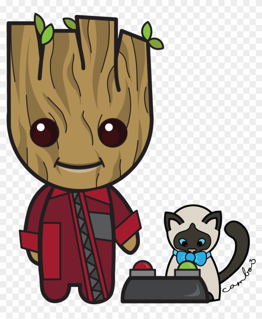 Baby Groot - Cartoon Clipart #239988