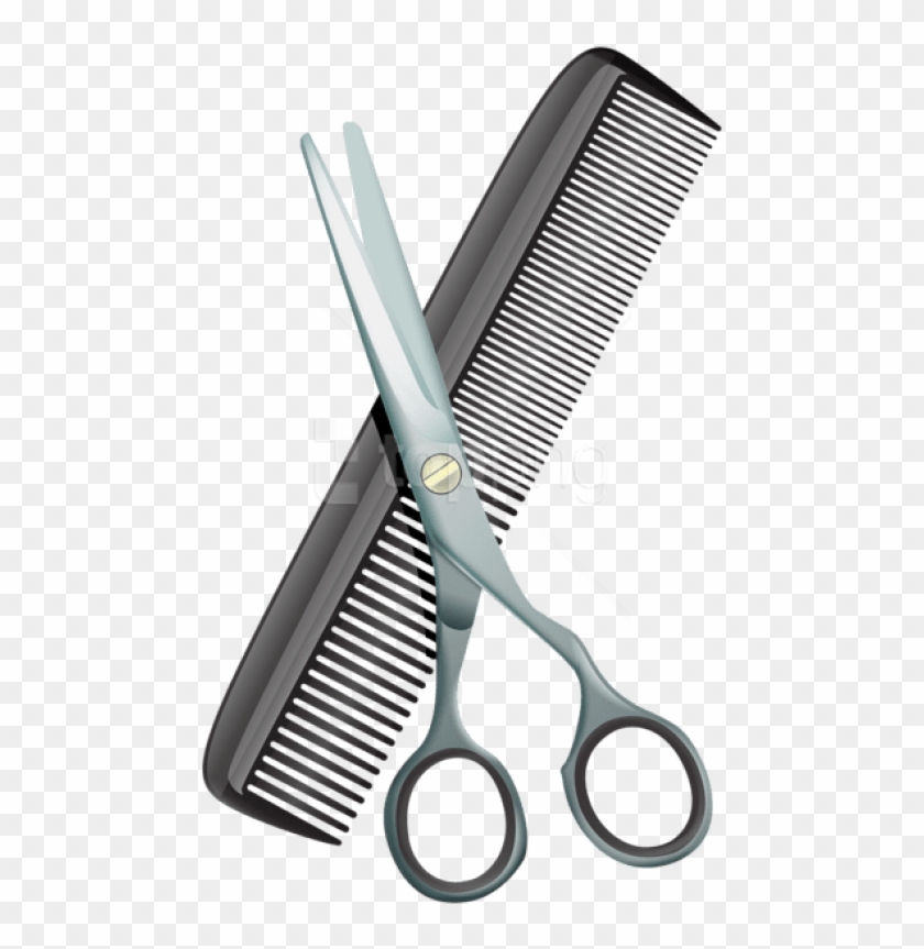 Free Png Download Comb And Scissors Clipart Png Photo Transparent Png #2300507