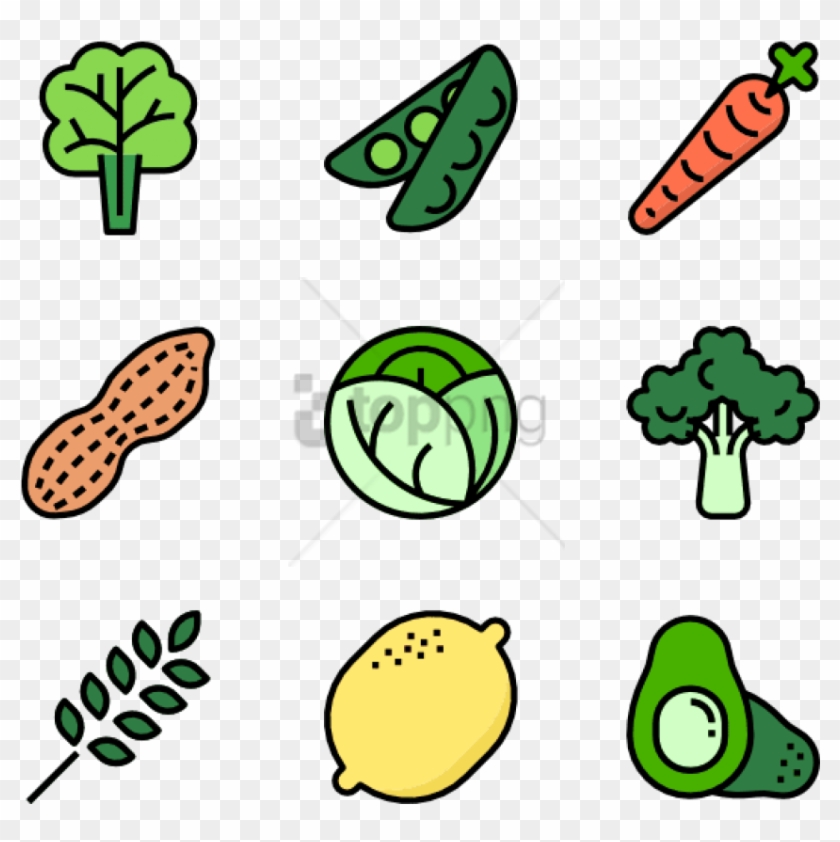 Free Png Download Vegetable Icon Png Images Background - Vegetable Png Cartoon Clipart #2300881