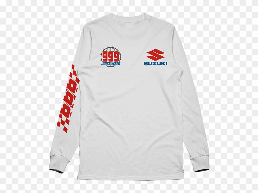 White Barbed Wire L/s Tee - Long-sleeved T-shirt Clipart