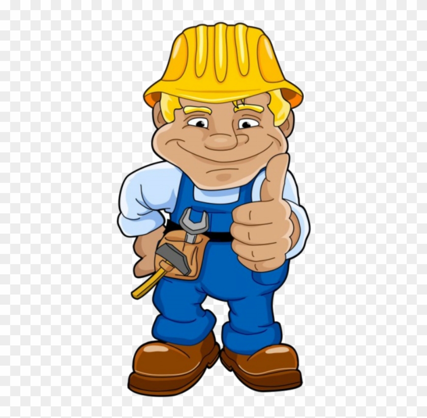 Clip Art Free Stock Laborer Blue Collar Worker Clip - Construction Worker - Png Download #2301373