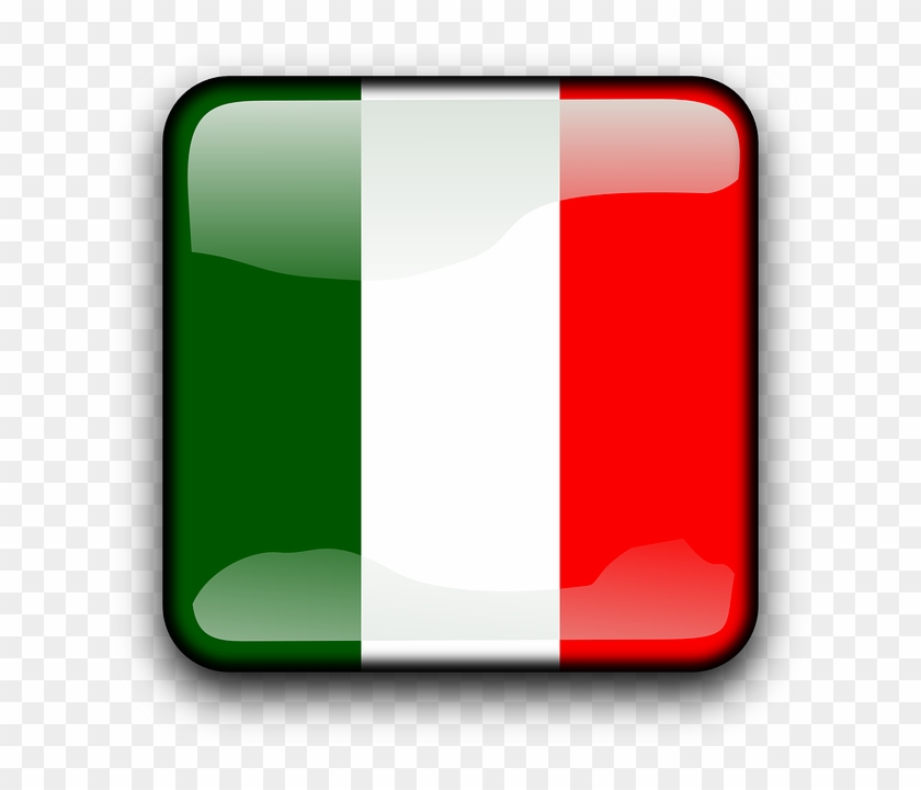 Italy - Italian Flag Square Clipart