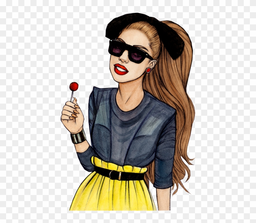 Lady Gaga, Lana Del Rey, Helen Green, Fashion Illustrations, - Helen Green Clipart #2302129