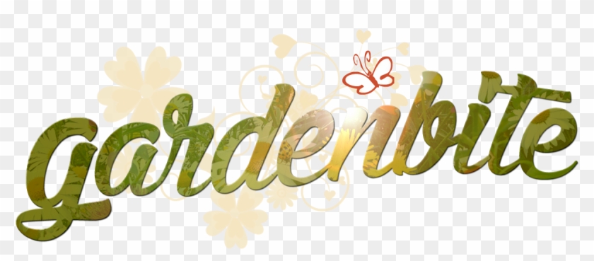 Garden Bite - Calligraphy Clipart #2302436