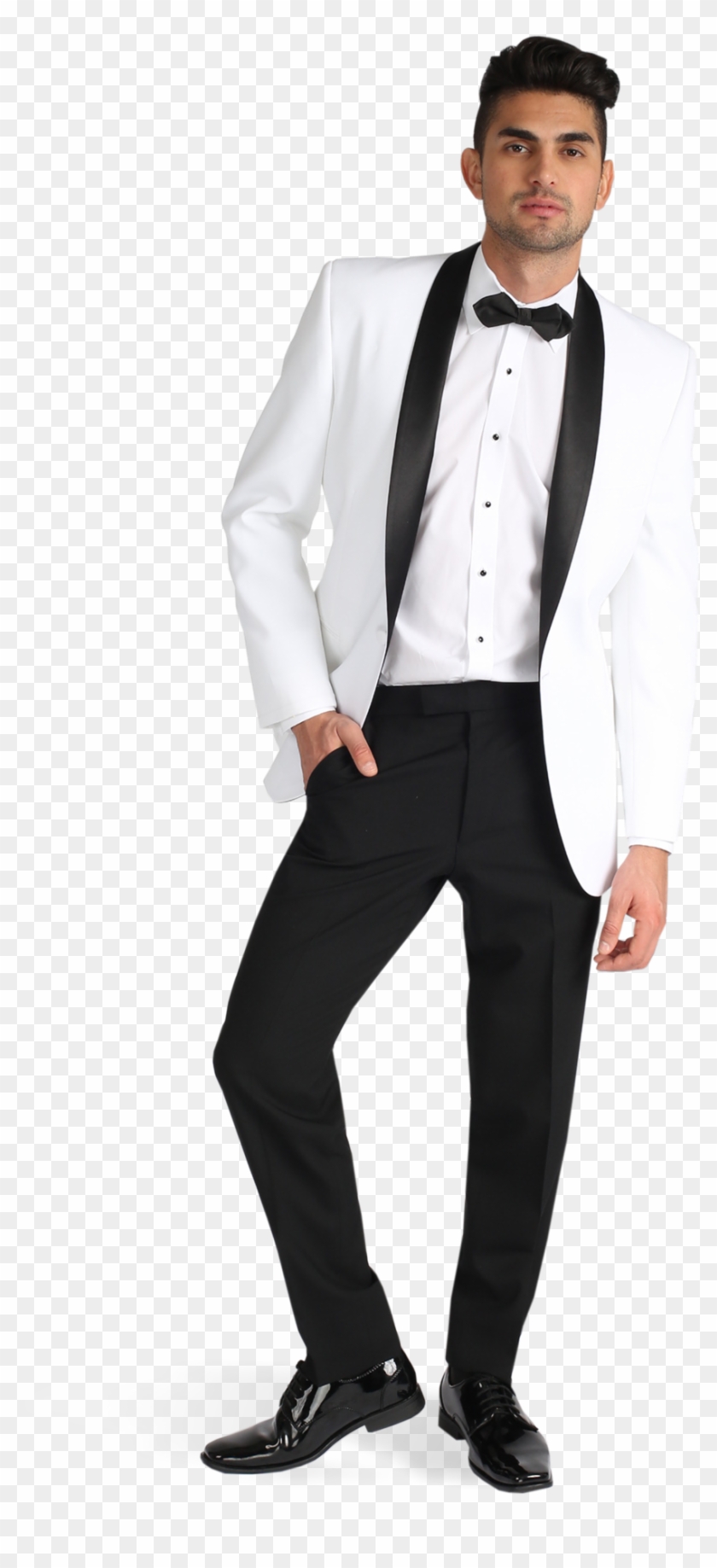 Black Shawl Lapel Tuxedo - Tuxedo Clipart