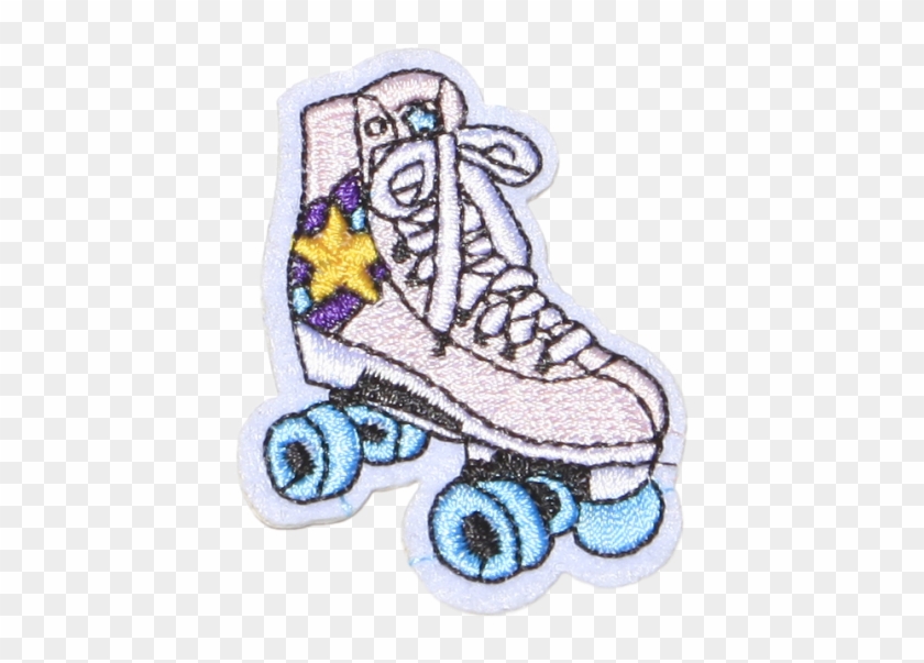 Rollerskate Iron On Fabric Patches - Roller Derby Clipart #2302994
