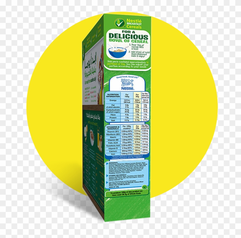 Nestlé® Nesquik® Duo Breakfast Cereal - Packaging And Labeling Clipart #2303163