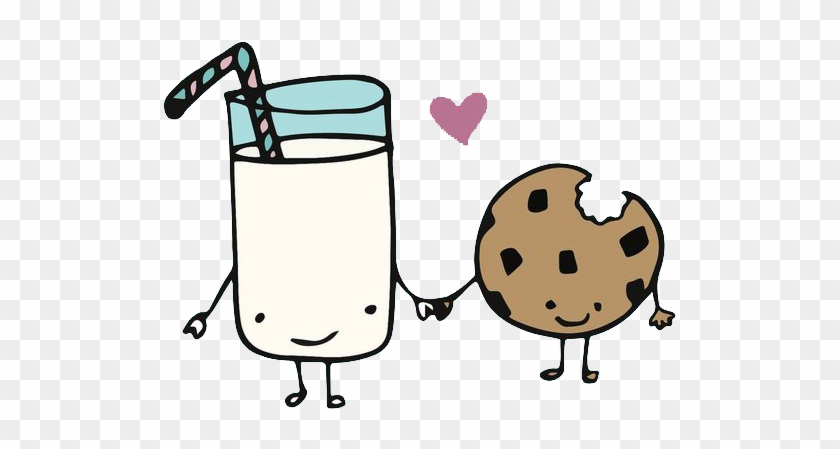 Peanut Milk Chocolate Chip Cookie Pignolo Chocolate - Cute Milk And Cookies Clipart