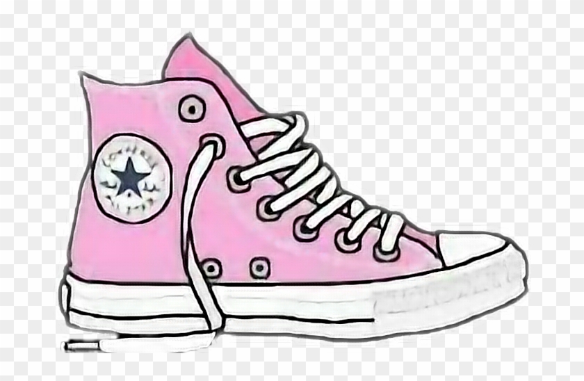 Picture Black And White Library Converse Clipart Cool - Png Converse Transparent Png #2303838