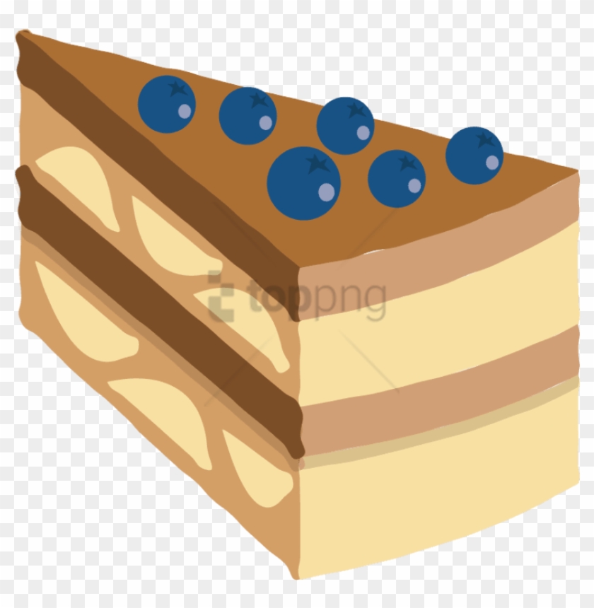 Free Png Cheesecake Birthday Cake Slice Slice Chocolate - Piece Of Cake Vector Png Clipart #2304002