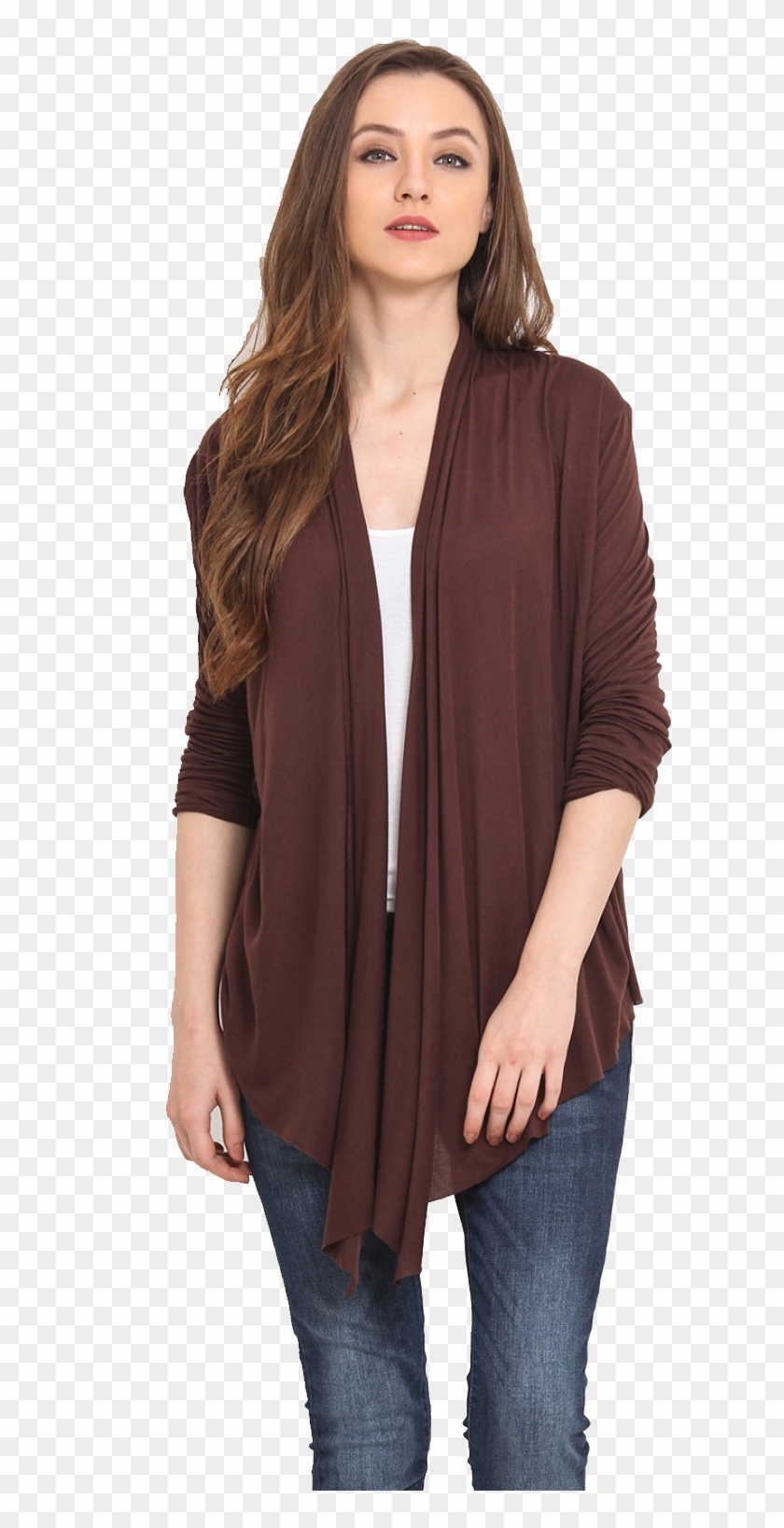 Women Shrug Free Png - Cardigan Clipart #2304083