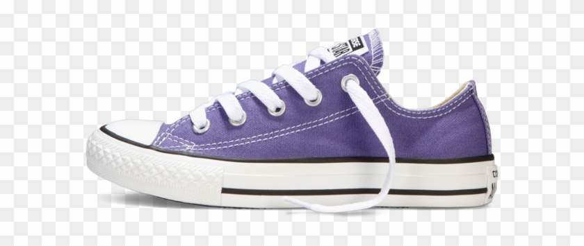 Converse Youth Ox Low Hollyhock Purple - Converse Clipart #2304084