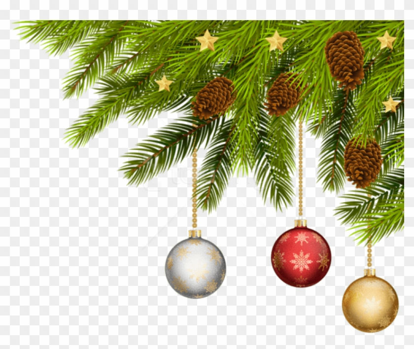 Free Png Christmas Balls Corner Png Png - Christmas Corner Border Png Clipart