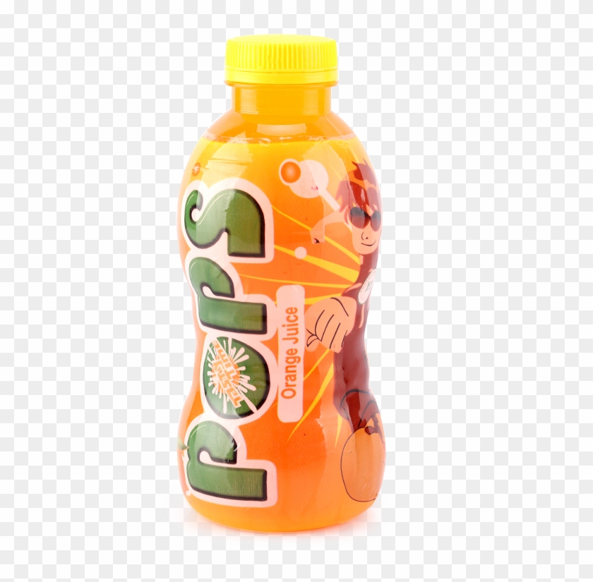 Pops Orange Juice 300ml - Orange Soft Drink Clipart #2304545