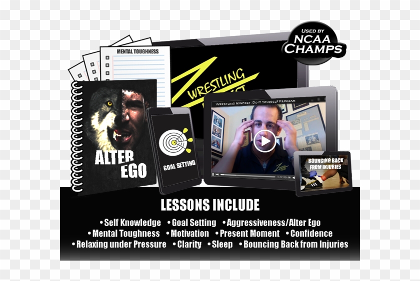 Lessons Wrestling Mindset - Flyer Clipart