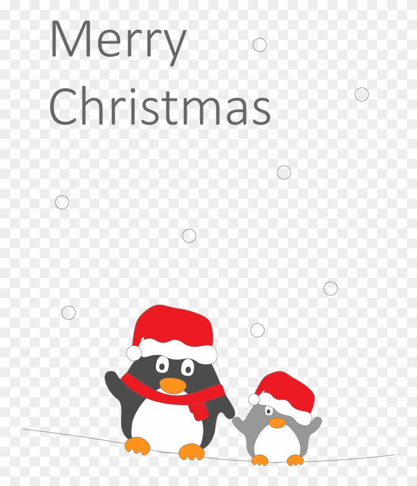 5 X Little Penguin Christmas - Christmas Day Clipart #2305058