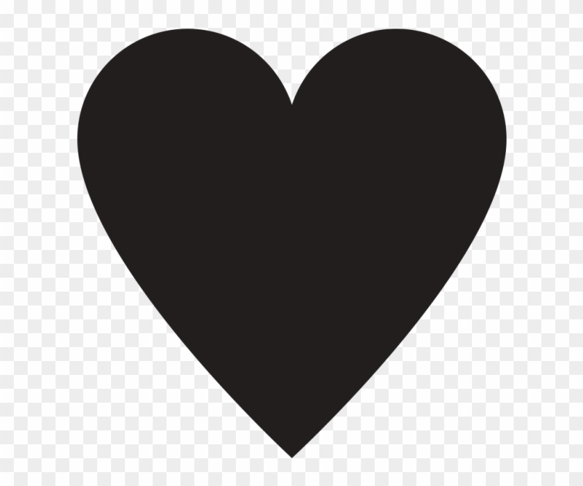 Heart Tattoos Png Transparent Images - Corazon Silueta En Negro Clipart