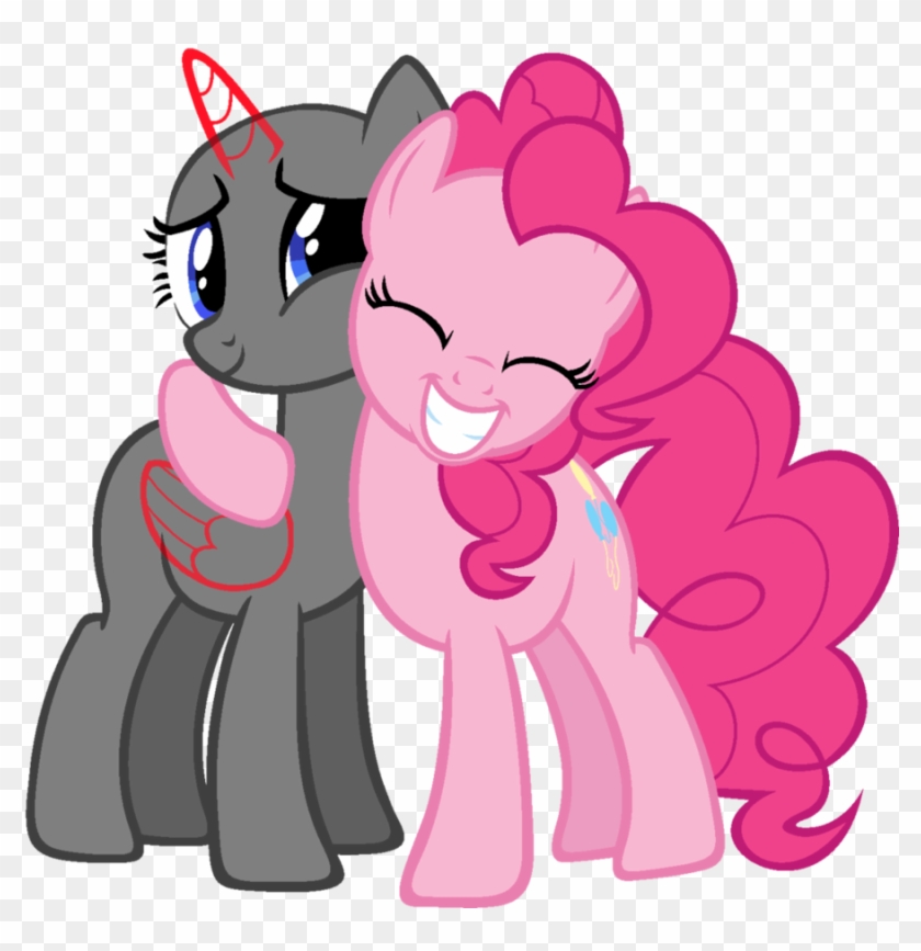 [free Base] Pinkie Hug By Venieatheelf - My Little Pony Pinkie Pie And Rarity Clipart #2305153