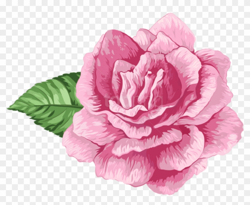 Free Png Download Pink Art Rose Png Images Background - Rosa Png Clipart